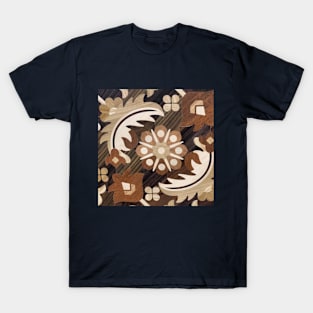 wood mosaic T-Shirt